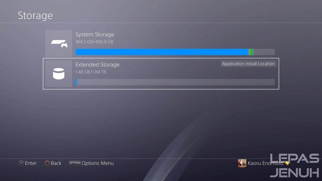 Kamu bisa menambah eksternal storage pada update 4.50 nanti
