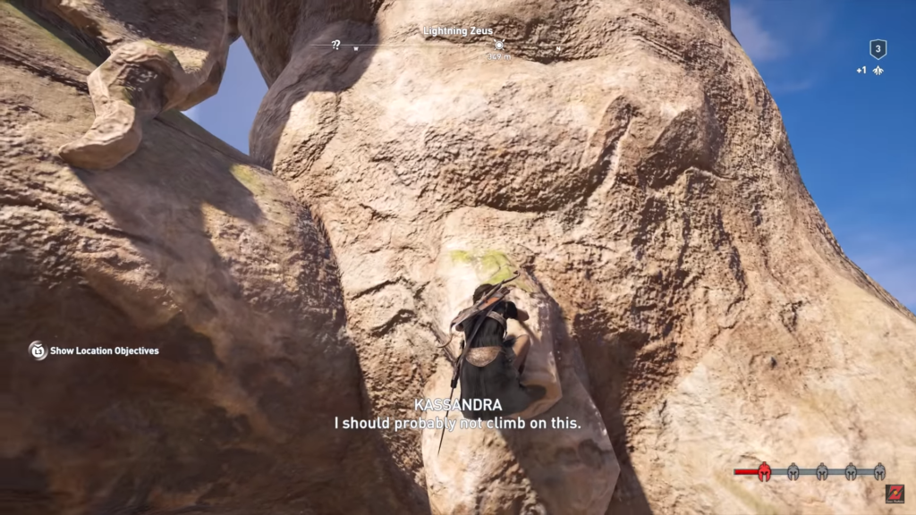 Player Assassin's Creed Odyssey bisa memanjat "Tongkol" Raksasa ini
