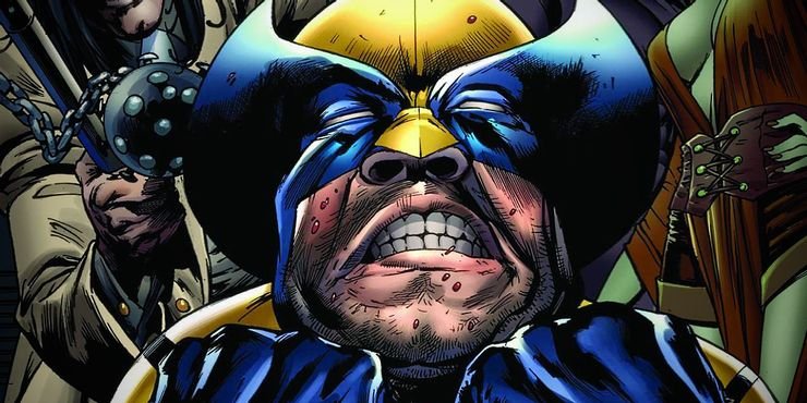 Wolverine Teeth Comic Art