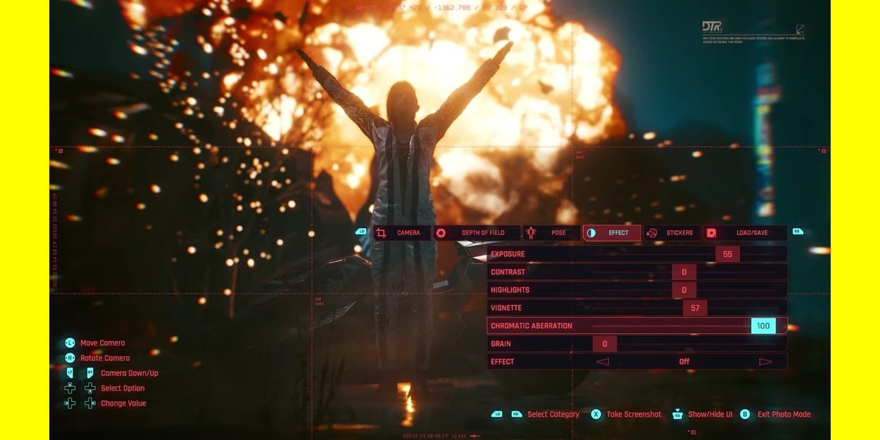 Photo Mode Cyberpunk 2077 Presents Various Special Features – FULL OFF